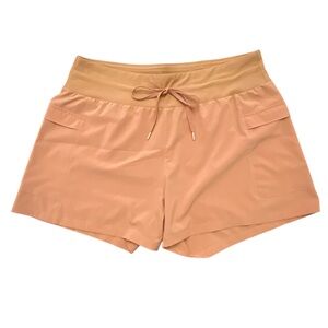 Calia by Carrie Underwood Truelight Cargo Shorts Apricot Aura Women XL 4” Inseam